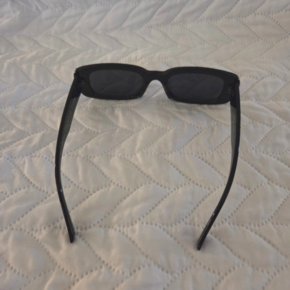 AIRE Ceres V2 Black Rectangular Sunglasses‎ Recycled Plastic 2122526 Smoke Lens main image 9